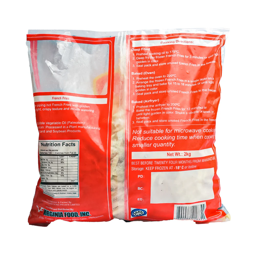 Virginia French Fries 2kg - Image 2