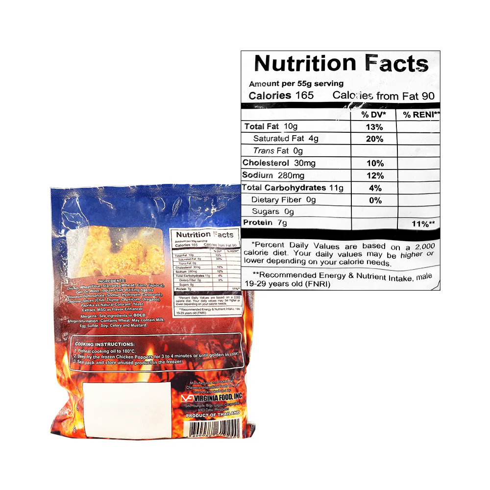 Virginia Krunchy Spicy Chicken Poppers 450g - Image 2
