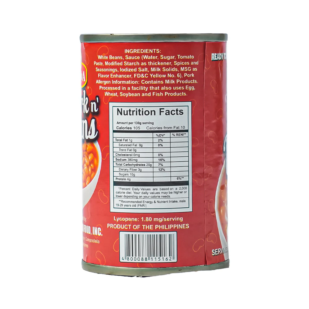 Virginia Pork N' Beans 165g - Image 2