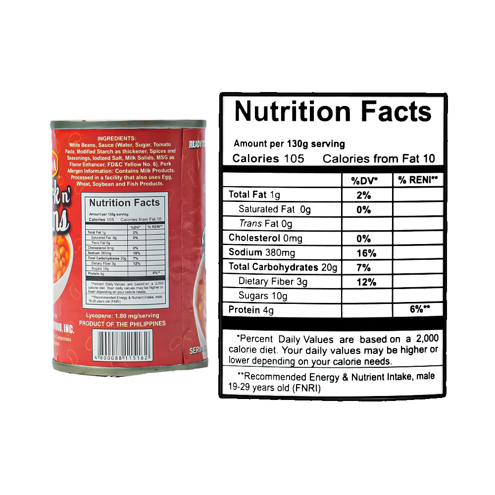 Virginia Pork N' Beans 165g - Image 3