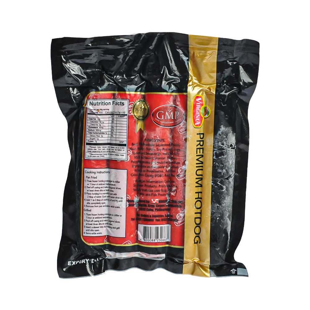 Virginia Premium Hotdog Jumbo 240g - Image 2