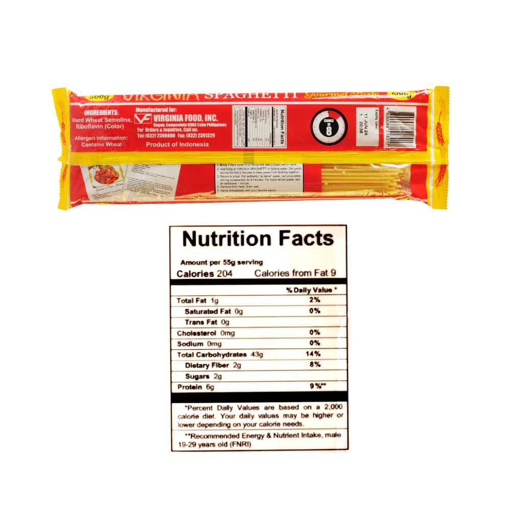 Virginia Spaghetti Gourmet 500g - Image 2