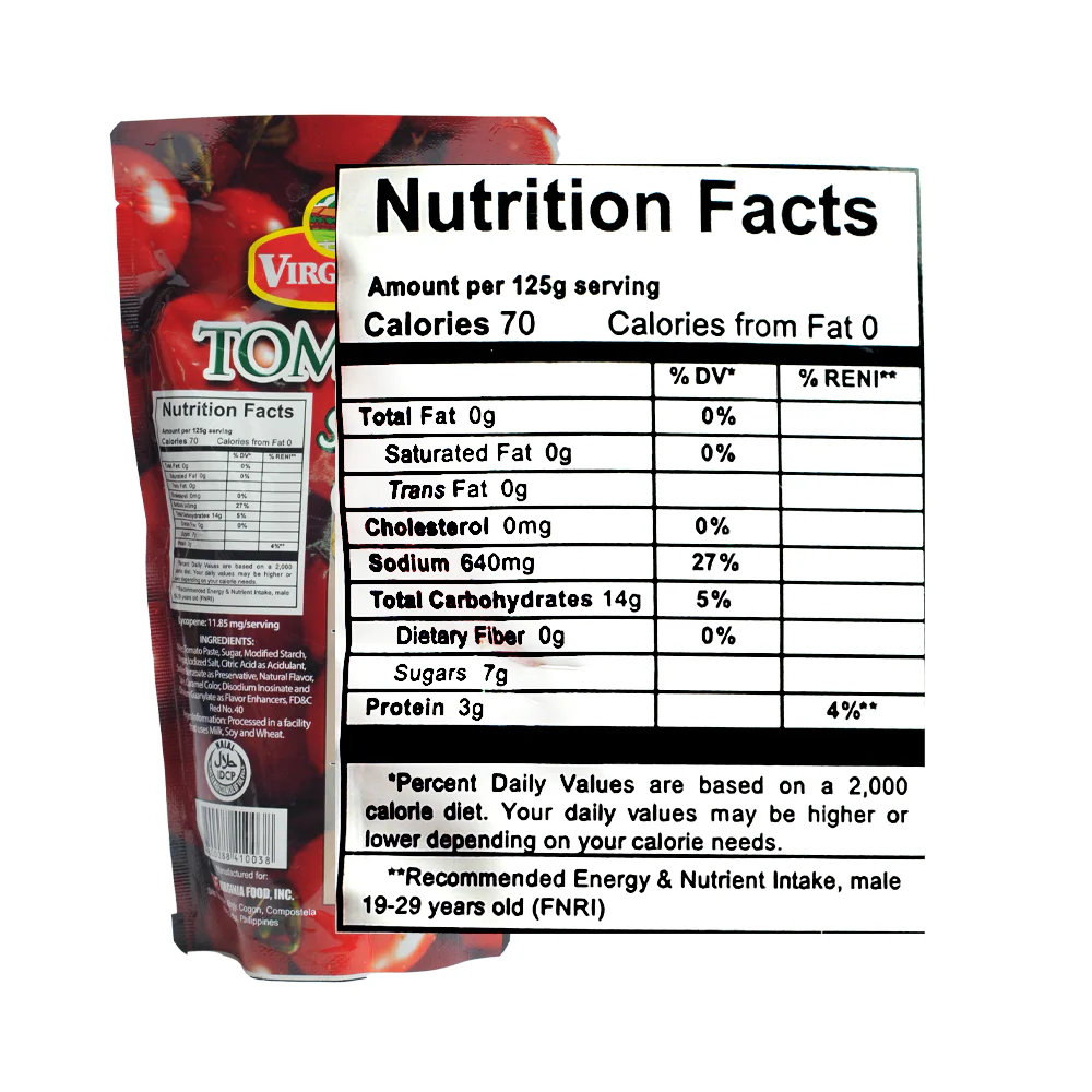 Virginia Tomato Sauce 250g - Image 2