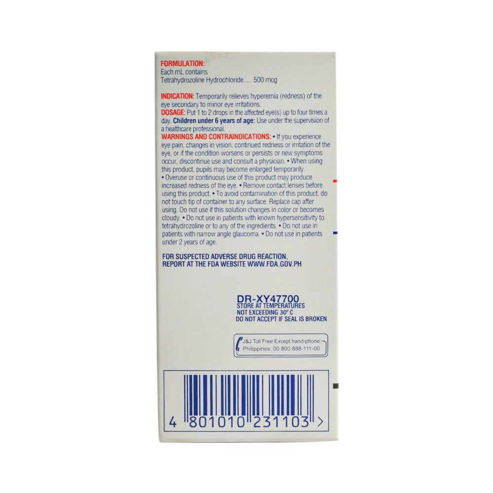 Visine Original Red Eye Drops 15ml - Image 2