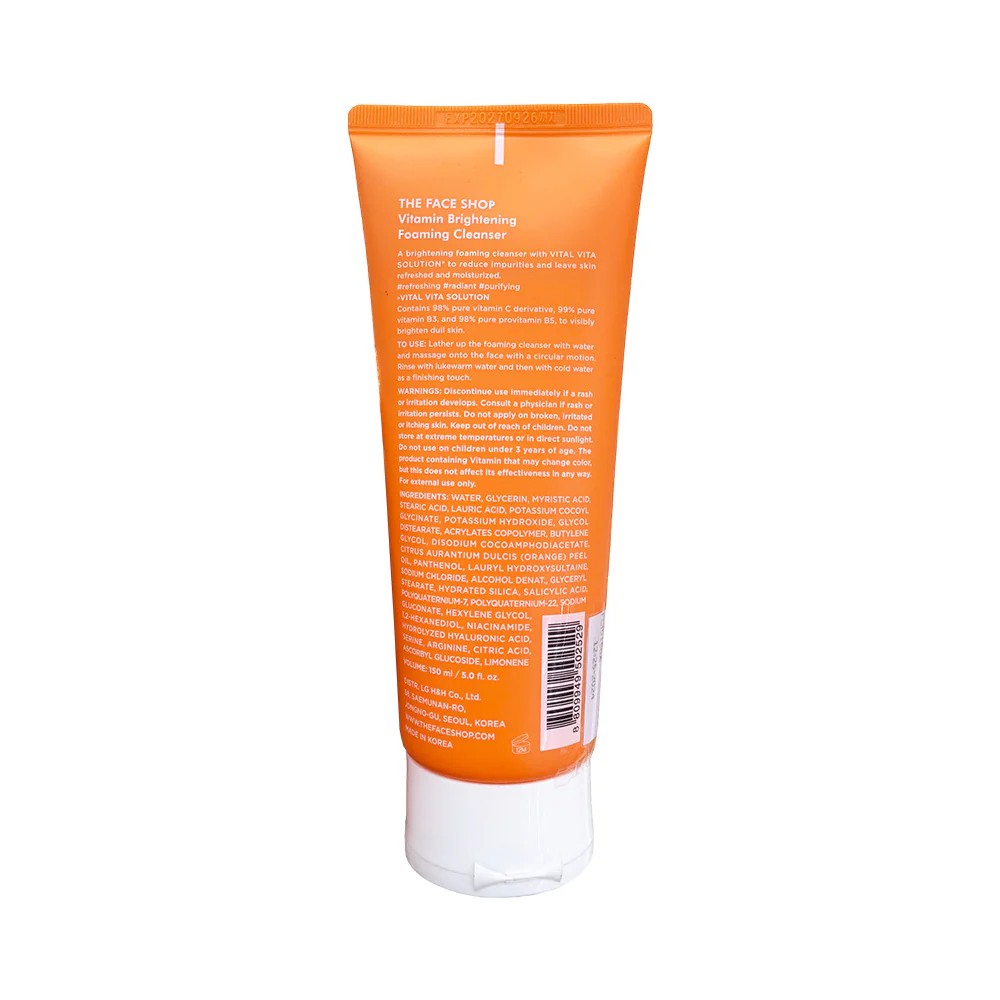 Vita Min C Brightening Foaming Cleanser 150ml - Image 3