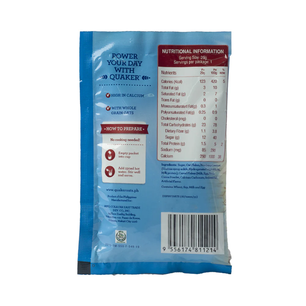 Vita Quaker Cereals Chocolate 29g - Image 2