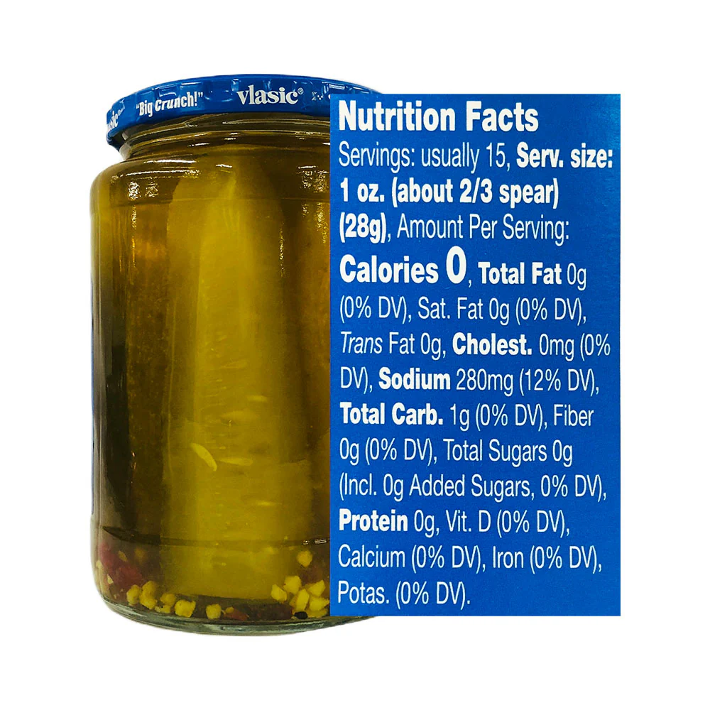 Vlasic Zesty Dill Spears Pickles 710ml - Image 2