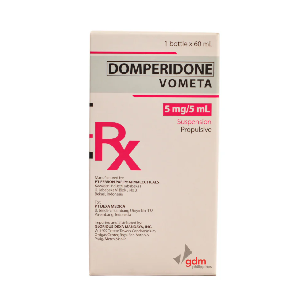 Vometa Domperidone 5mg/5ml Suspension 60ml - Image 2