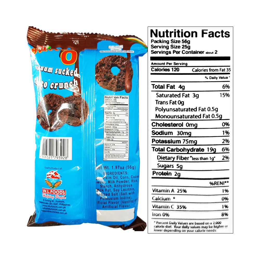 W.L. Black O Choco Crunch 56g - Image 2
