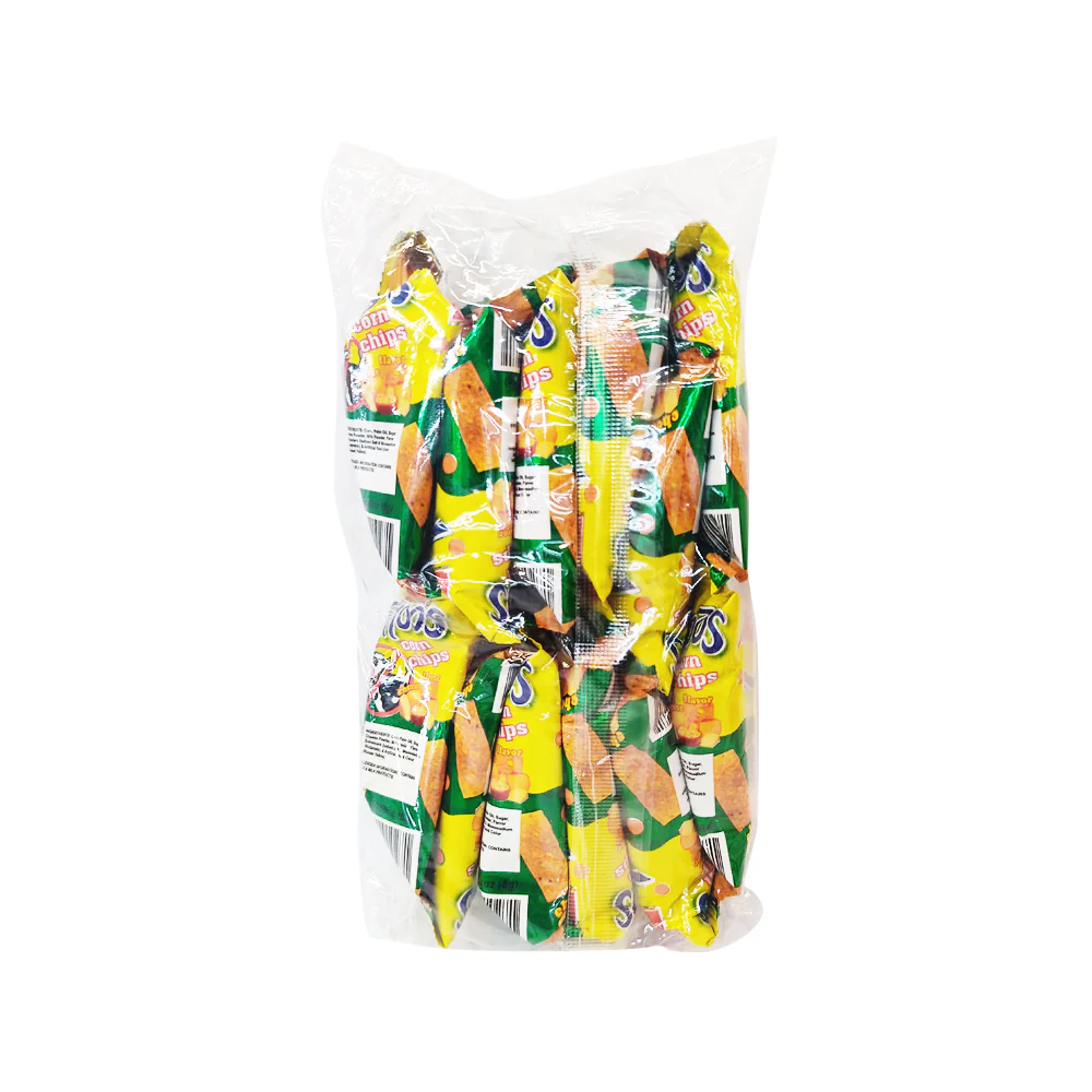 W.L. Tattoos Corn Chips Cheese Flavor 8g x 12's - Image 2