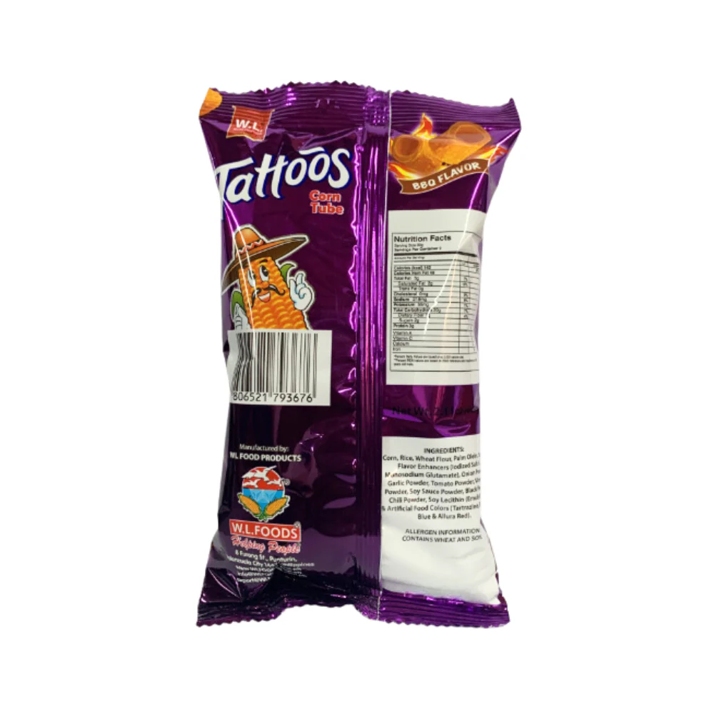 W.L. Tattoos Corn Tube BBQ 60g - Image 2