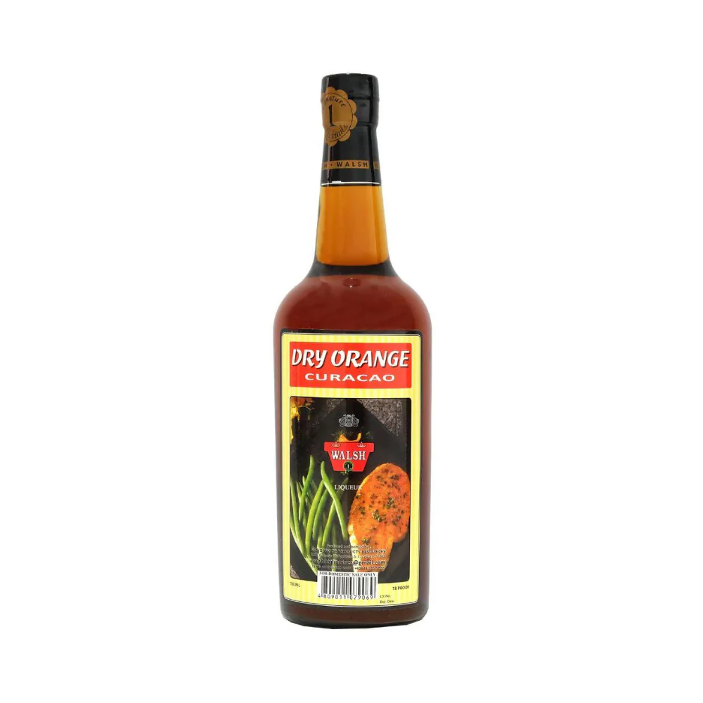 Walsh Curacao Wine Dry Orange 750ml - Image 2