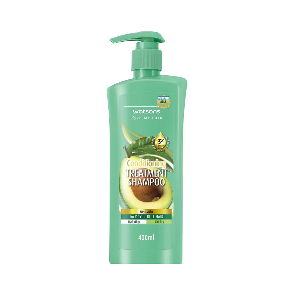 Watsons Avocado Extract Treatment Shampoo 400ml - Image 2