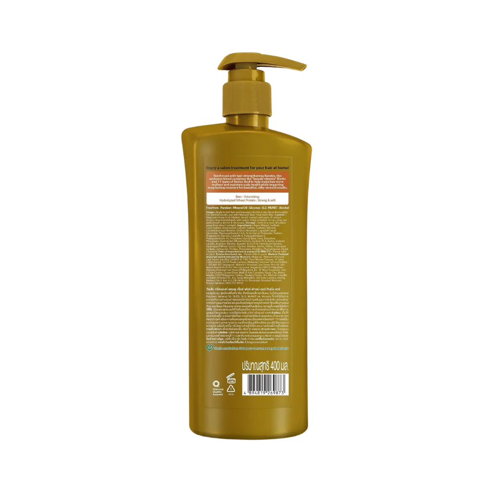 Watsons Beer Treatment Shampoo 400ml - Image 3