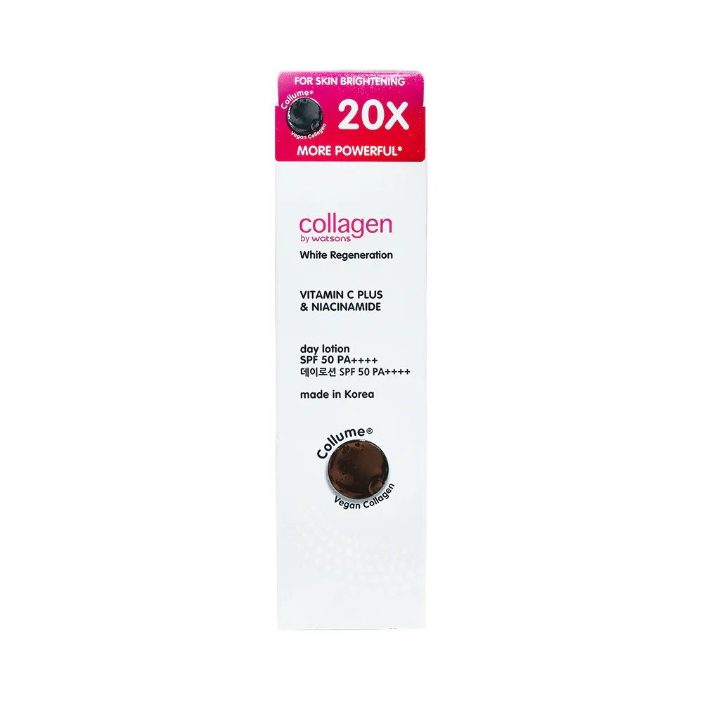 Watsons Collagen White Regeneration Day Lotion SPF 50 PA++++ 50mL - Image 2