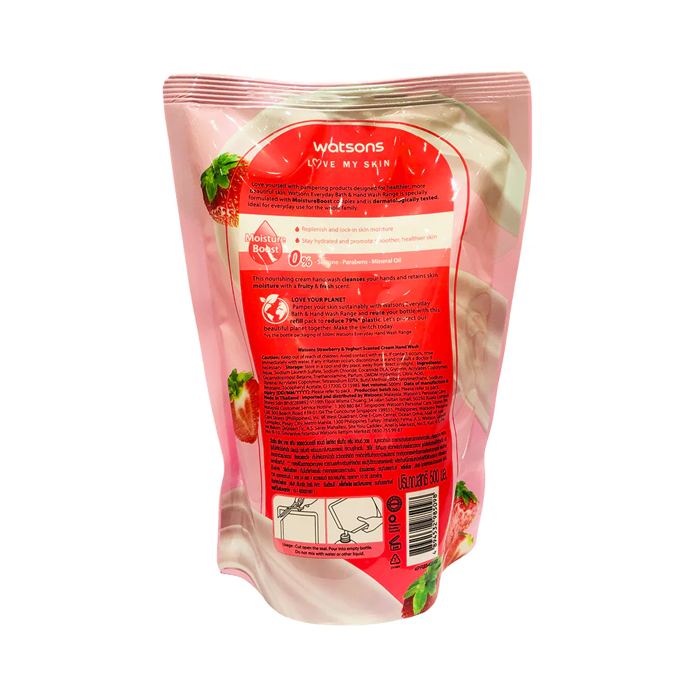 Watsons Cream Hand Wash 500ml x 2's - Image 8