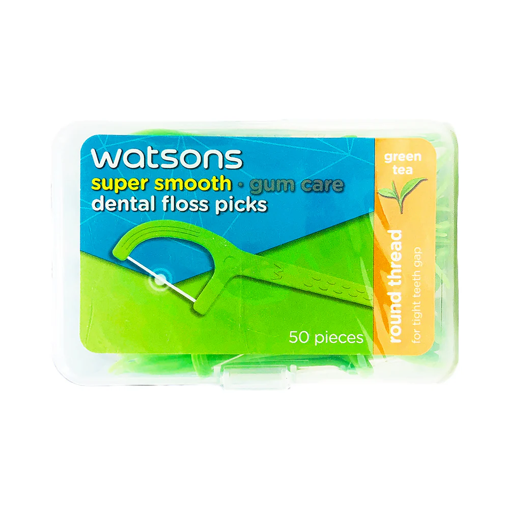 Watsons Gum Care Dental Floss Picks Super Smooth 50's - Image 5