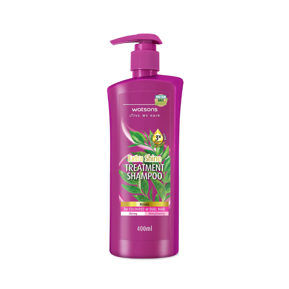 Watsons Henna Extract Treatment Shampoo 400ml - Image 2