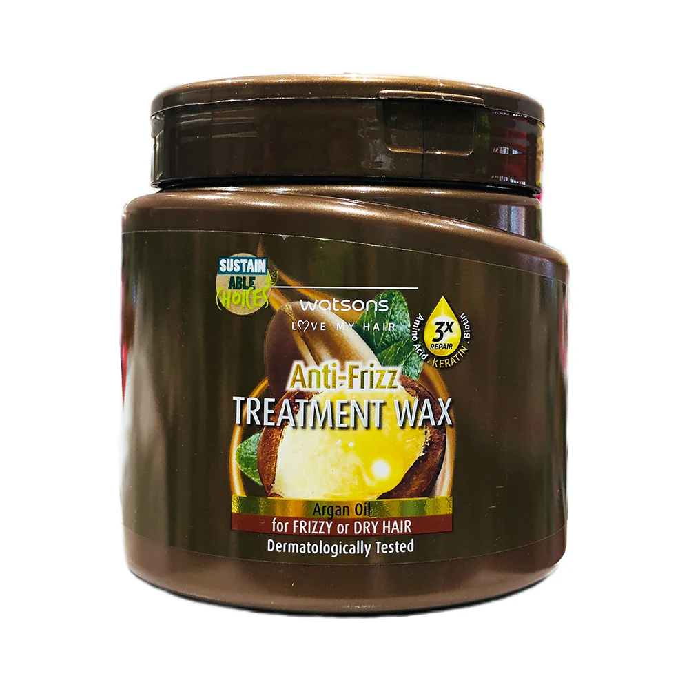 Watsons Love My Hair Anti Frizz Treatment Wax Argan Oil 500ml - Image 2