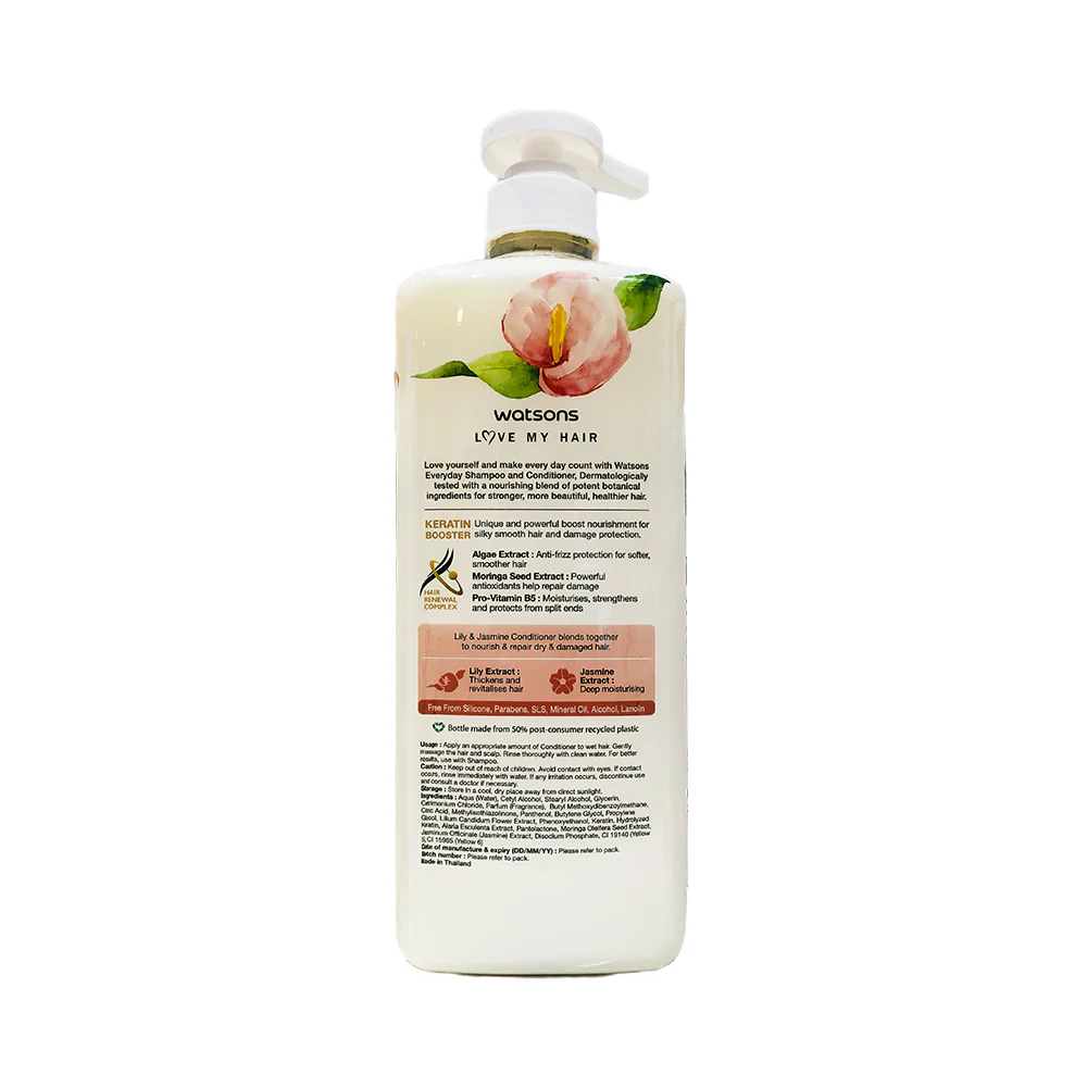 Watsons Love My Hair Nourish And Repair Keratin Booster Conditioner 1000ml - Image 3