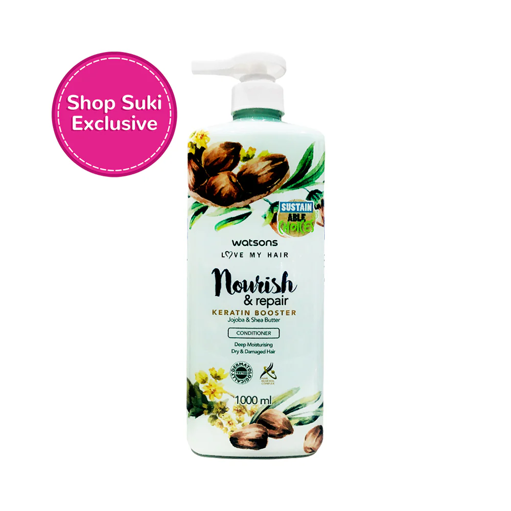 Watsons Love My Hair Nourish And Repair Keratin Booster Conditioner 1000ml - Image 4