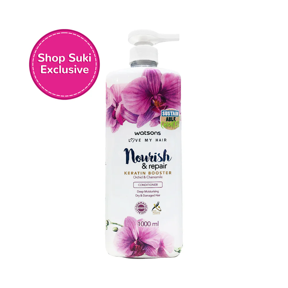 Watsons Love My Hair Nourish And Repair Keratin Booster Conditioner 1000ml - Image 7