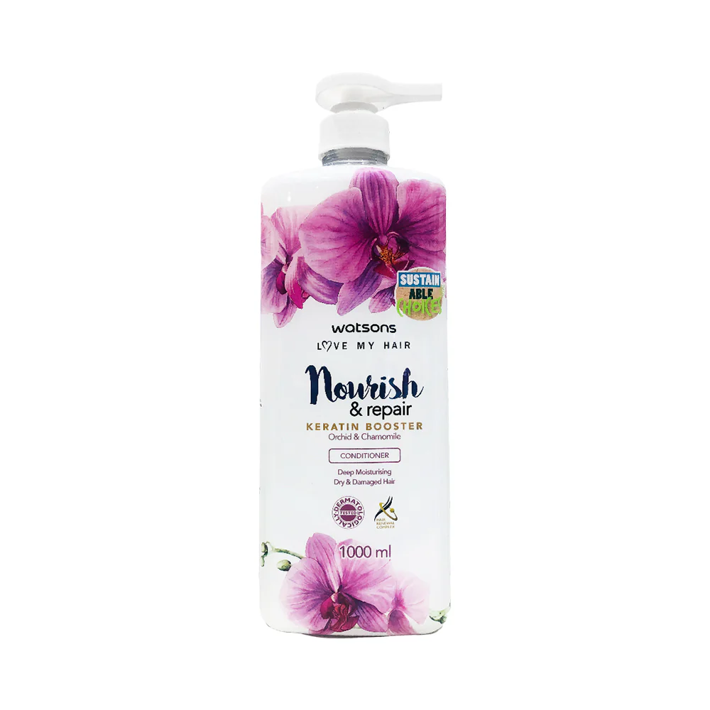 Watsons Love My Hair Nourish And Repair Keratin Booster Conditioner 1000ml - Image 8