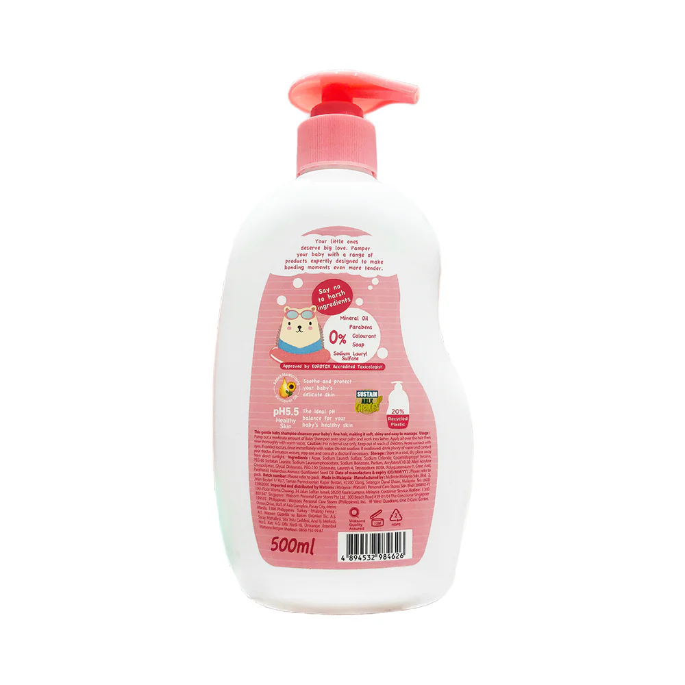 Watsons Love My Little Ones Gentle Baby Shampoo 500ml - Image 3