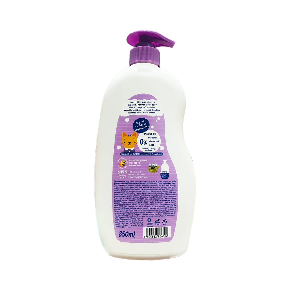 Watsons Love My Little Ones Sweet Dream Baby Bath 850ml - Image 3