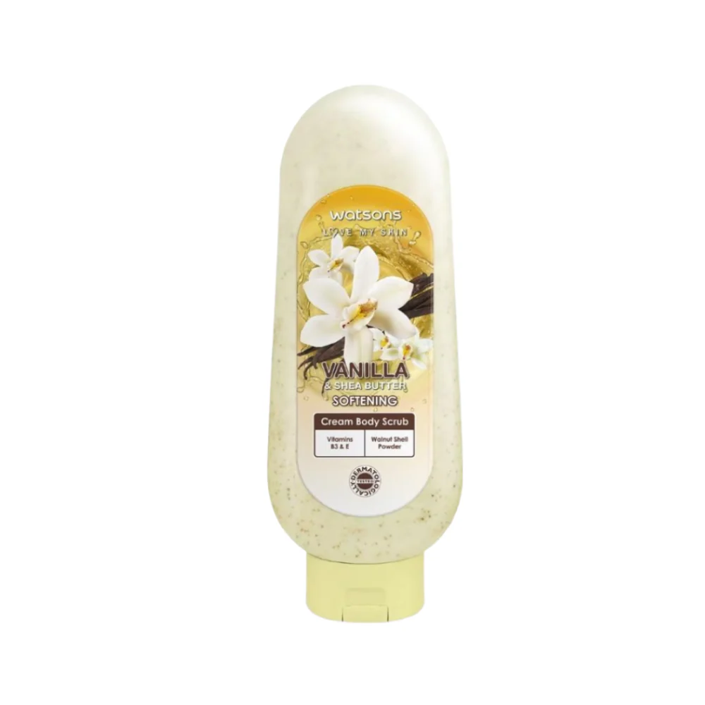 Watsons Love My Skin Vanilla And Shea Butter Softening Cream Body Scrub 535ml - Image 2