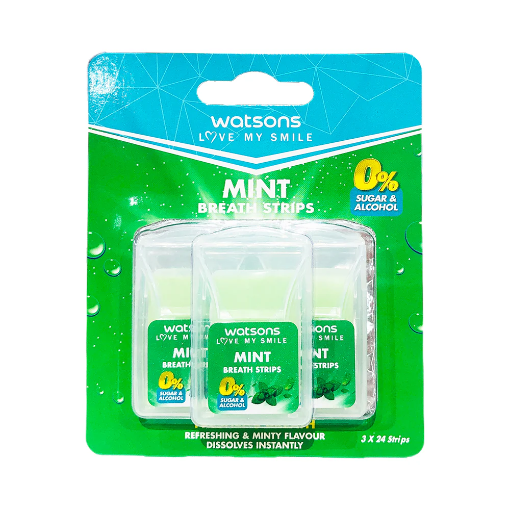 Watsons Love My Smile Breath Strips 3 x 24 Strips - Image 5