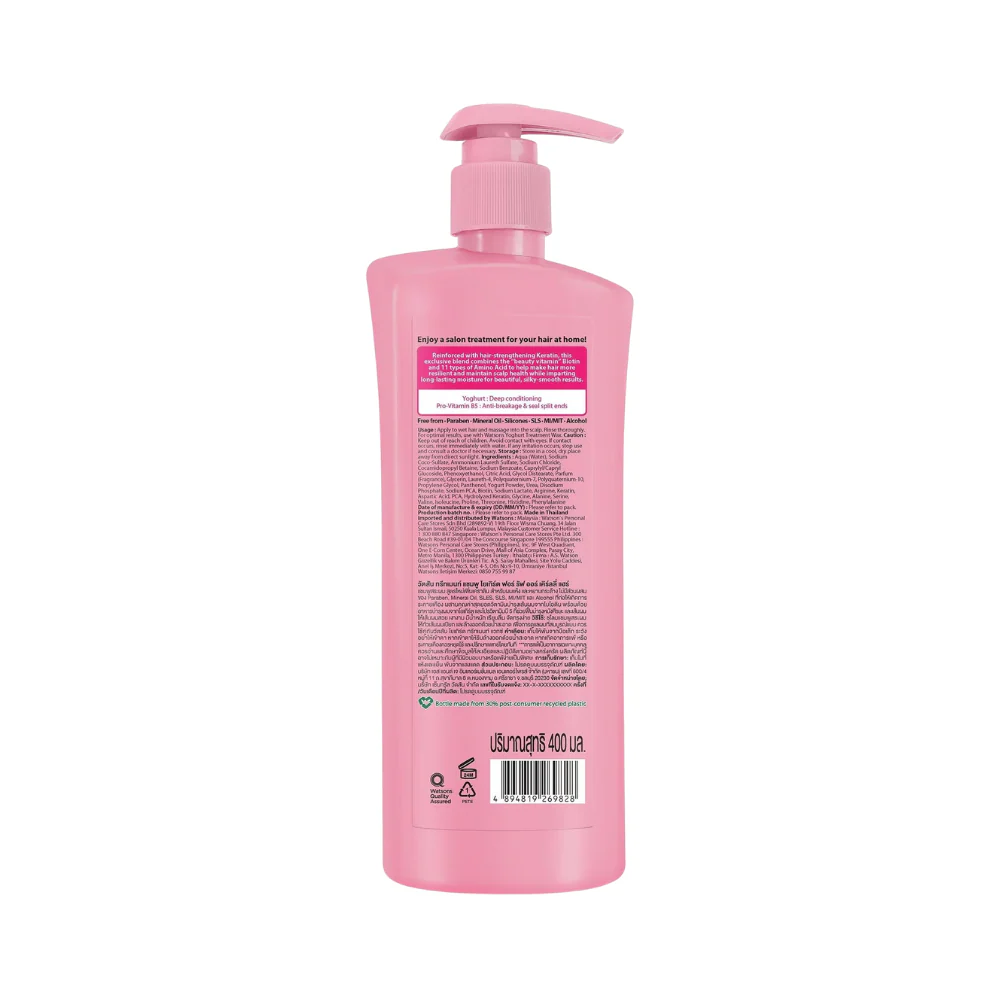 Watsons Yoghurt Extract Treatment Shampoo 400ml - Image 3