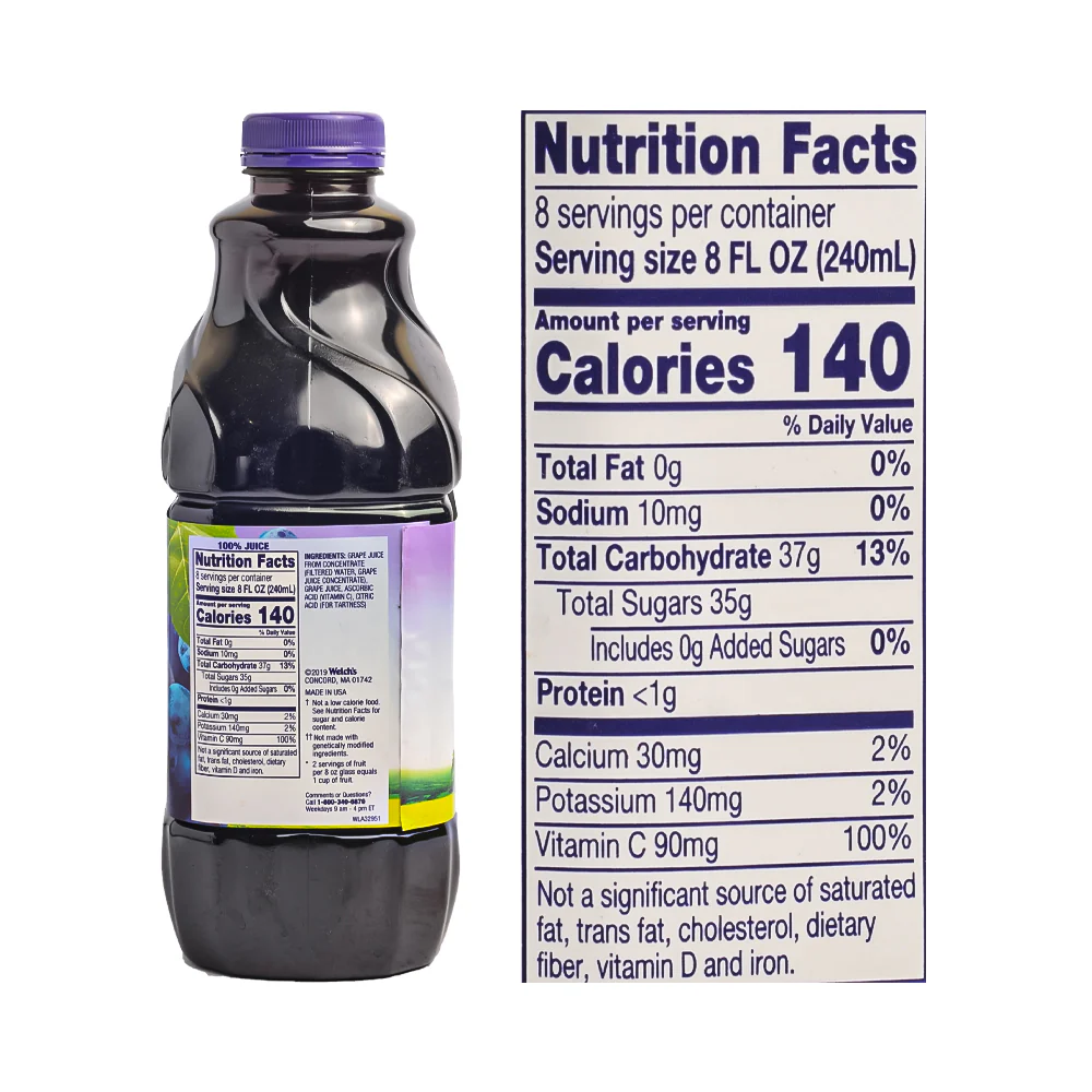 Welch's 100% Grape Juice Purple 1.89L (64oz) - Image 3