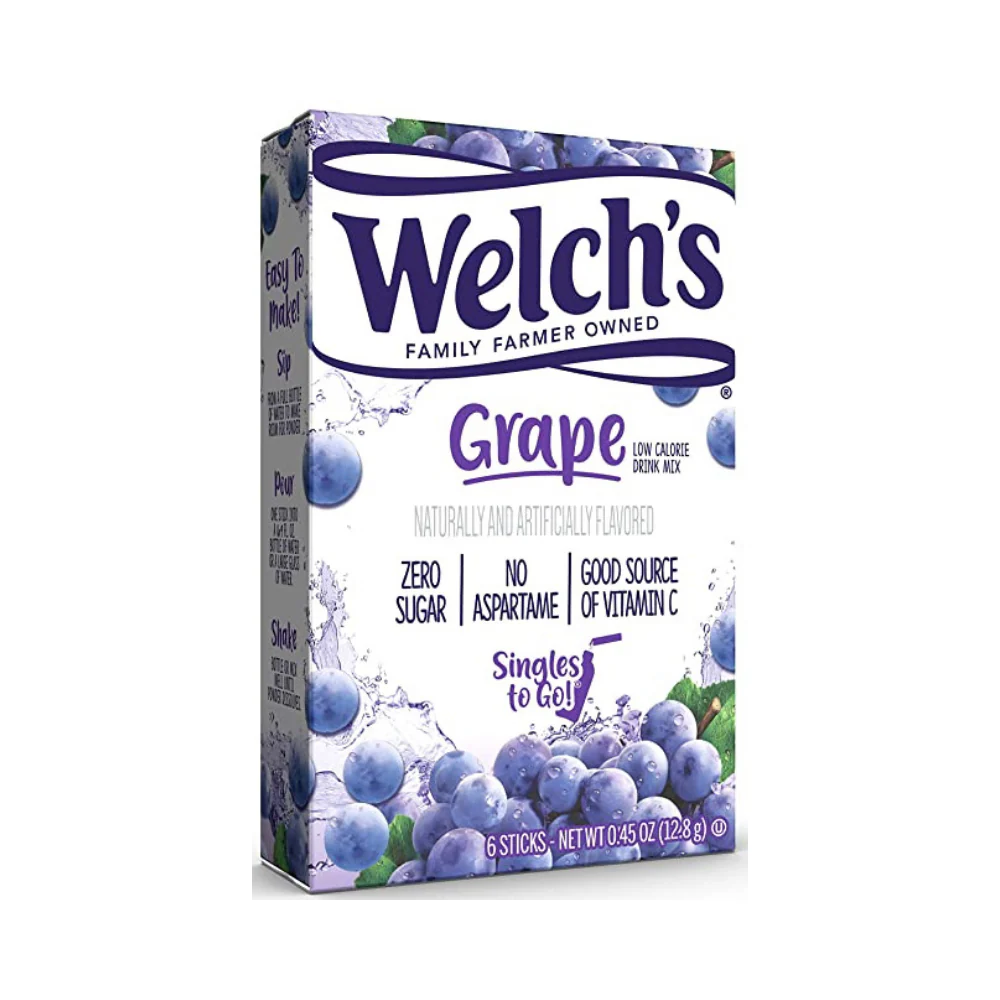 Welch's Grape Singles to Go Zero Sugar 12.8g - Image 2