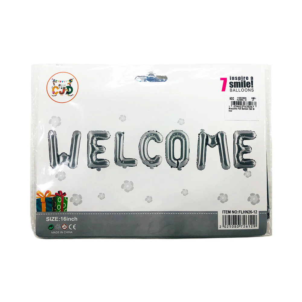 Welcome Foil Balloon Set - Image 3