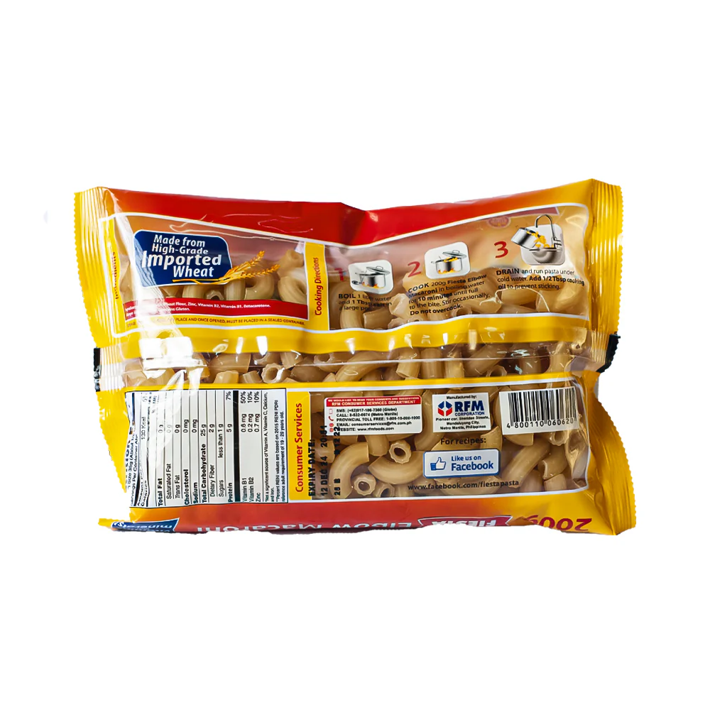 White King Fiesta Elbow Macaroni 200g - Image 2
