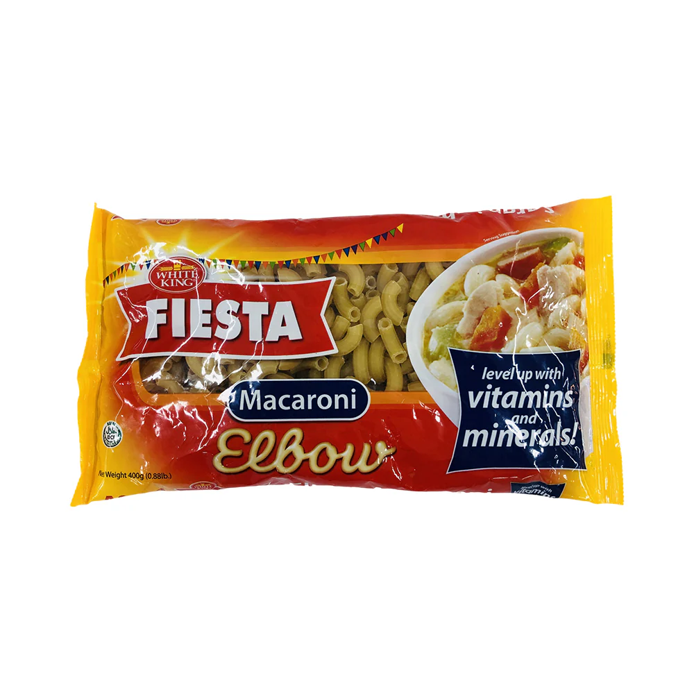 White King Fiesta Elbow Macaroni 400g