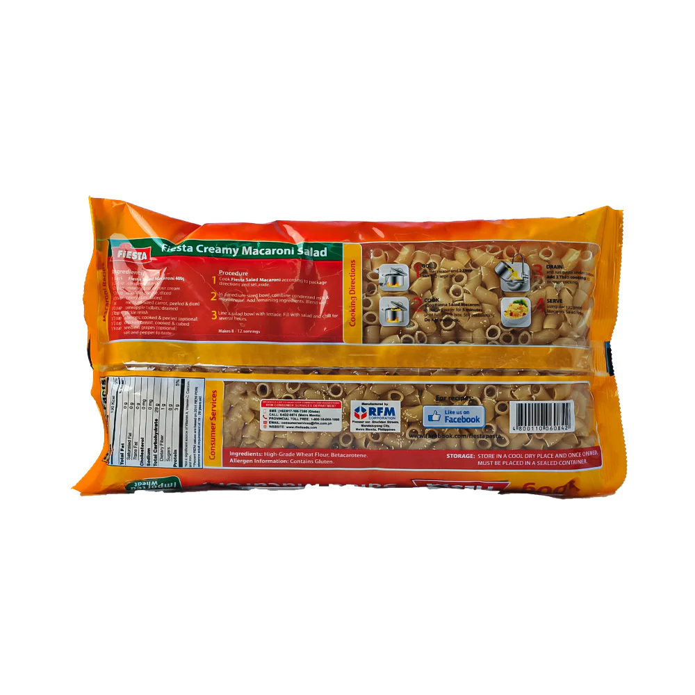 White King Fiesta Salad Macaroni 400g - Image 2