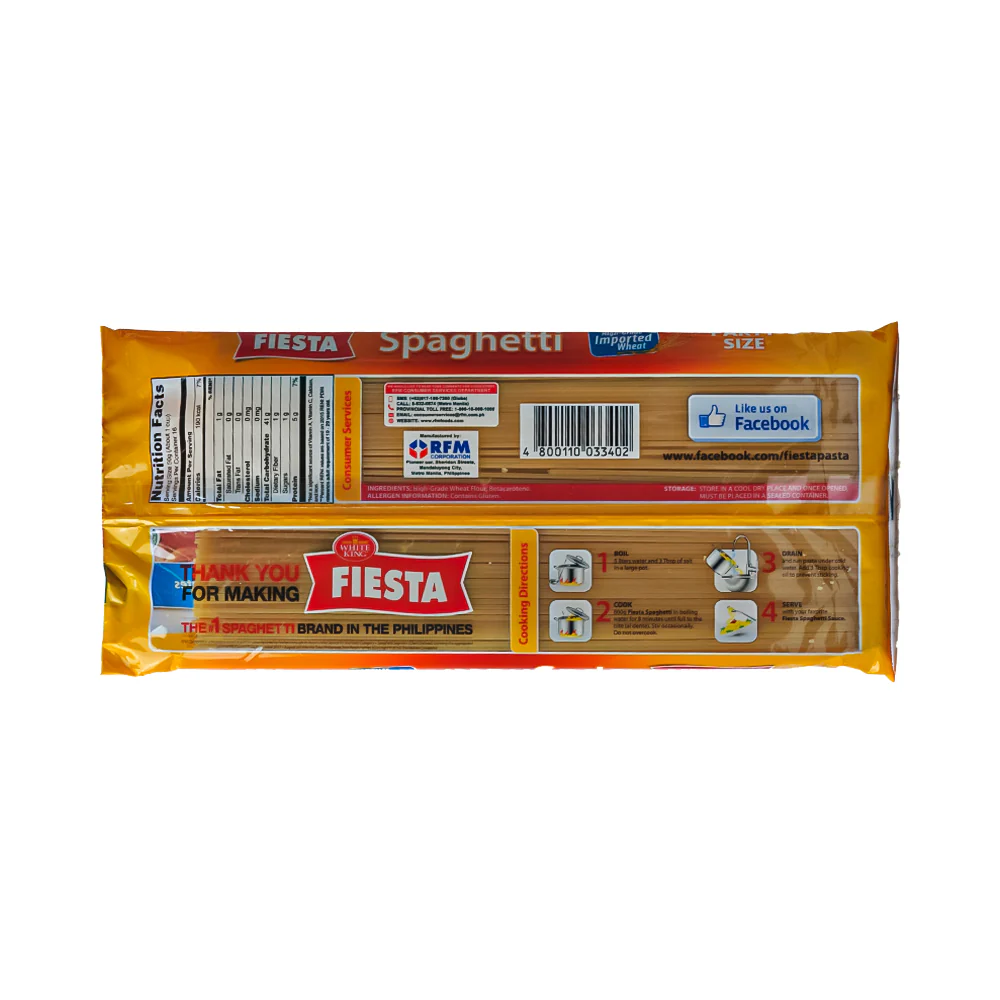 White King Fiesta Spaghetti Pasta 800g - Image 2
