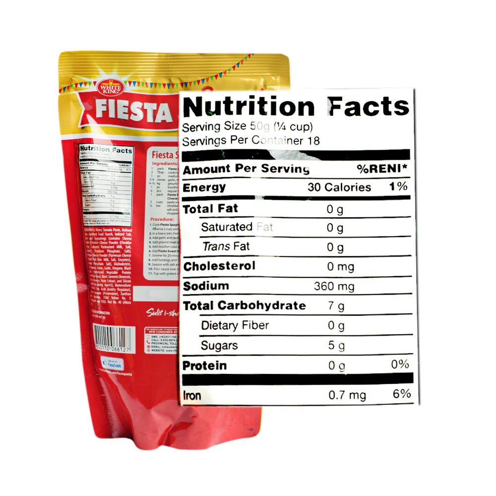 White King Fiesta Spaghetti Sauce Sweet Parmesan Cheese 900g - Image 2
