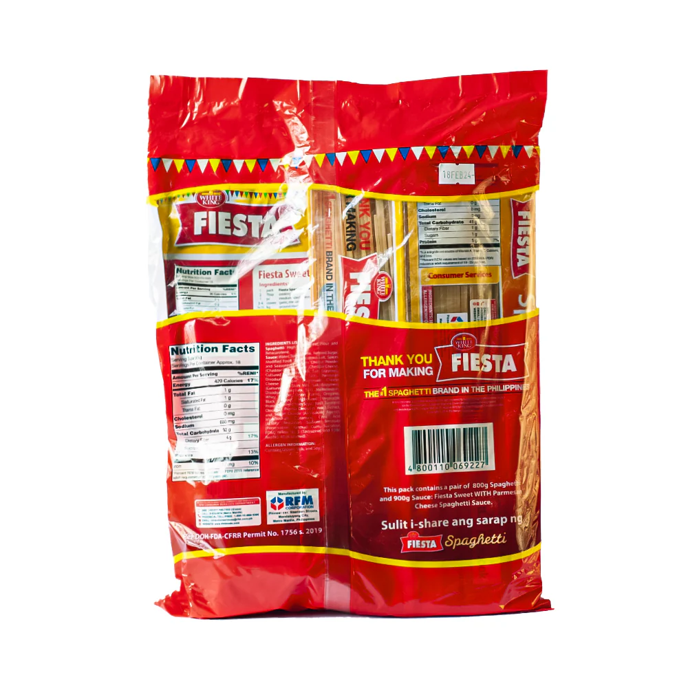 White King Fiesta Sweet Style Spaghettipid Bundle Party Size - Image 2