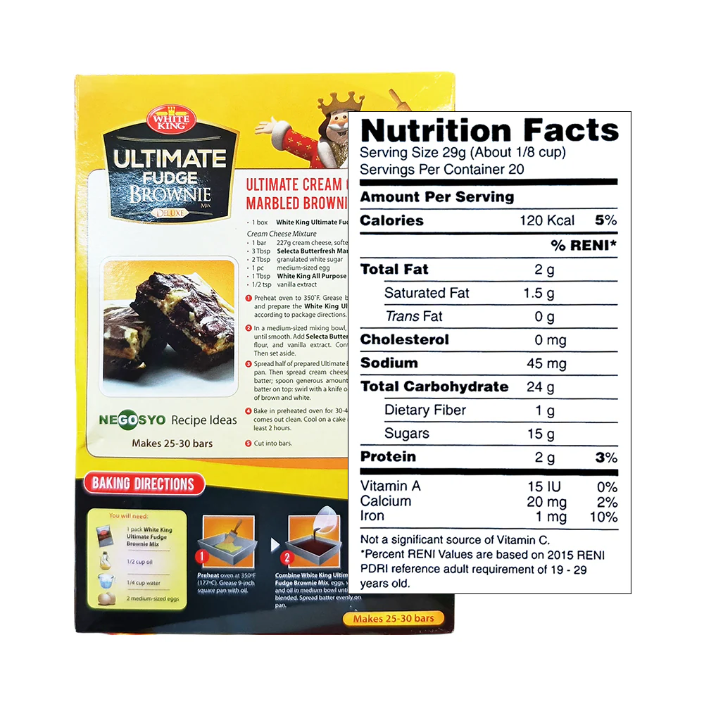 White King Ultimate Fudge Brownie Mix 580g - Image 2