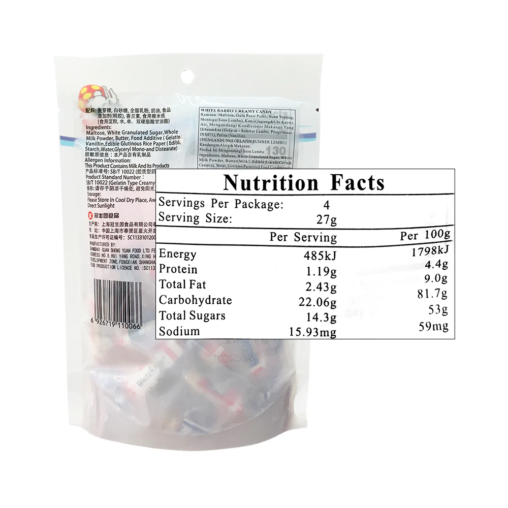 White Rabbit Candy 108g - Image 2