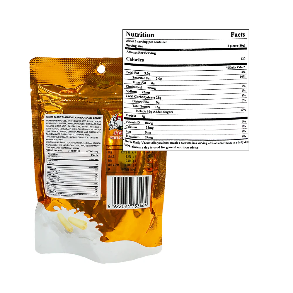 White Rabbit Creamy Candy 58g - Image 4