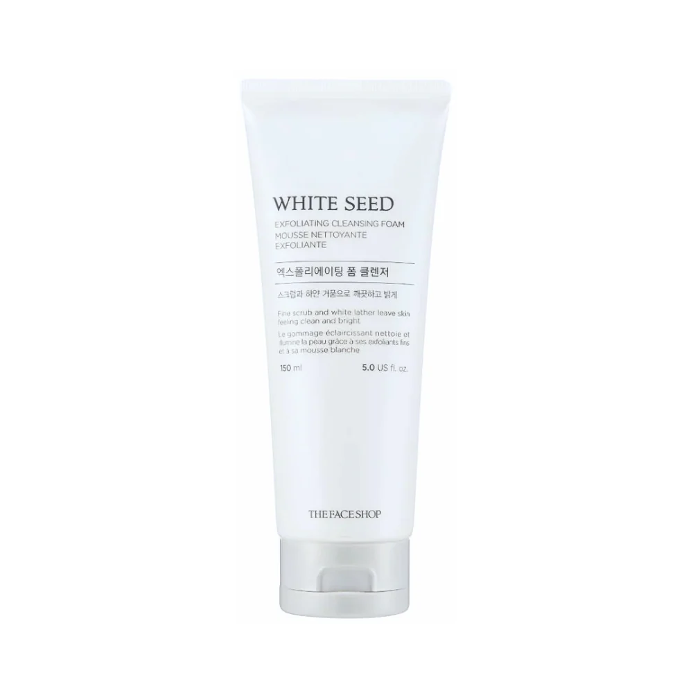White Seed Exfoliating Cleansing Foam 150ml - Image 2