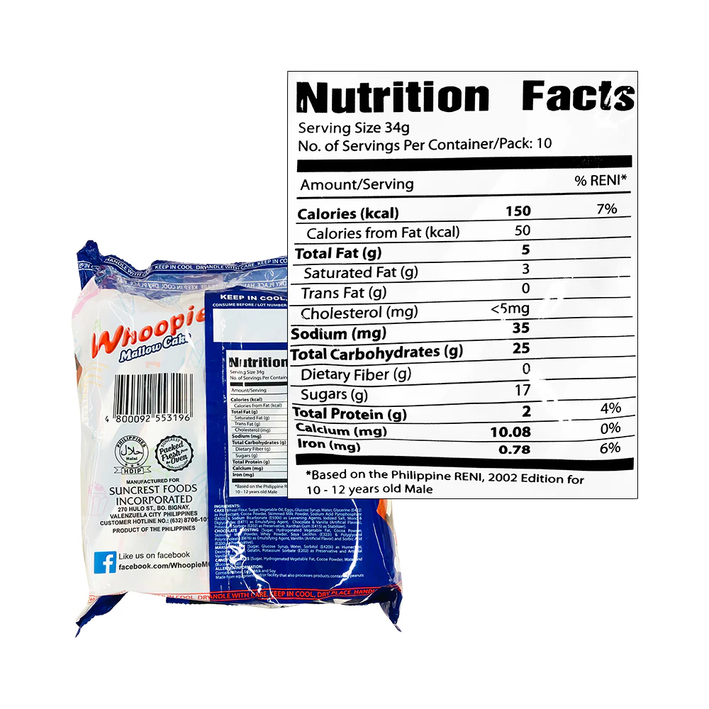 Whoopie Marshmallow Cake 35g x 10's - Image 2