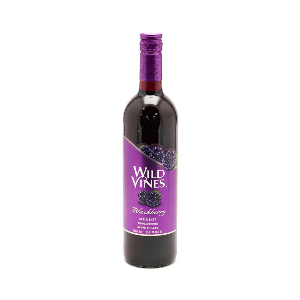 Wild Vines Blackberry Merlot Fruit Wine 750ml - Image 2