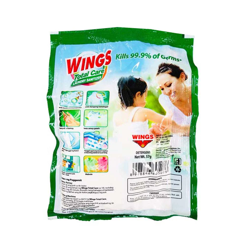 Wings Detergent Powder Active Guard 57g - Image 2