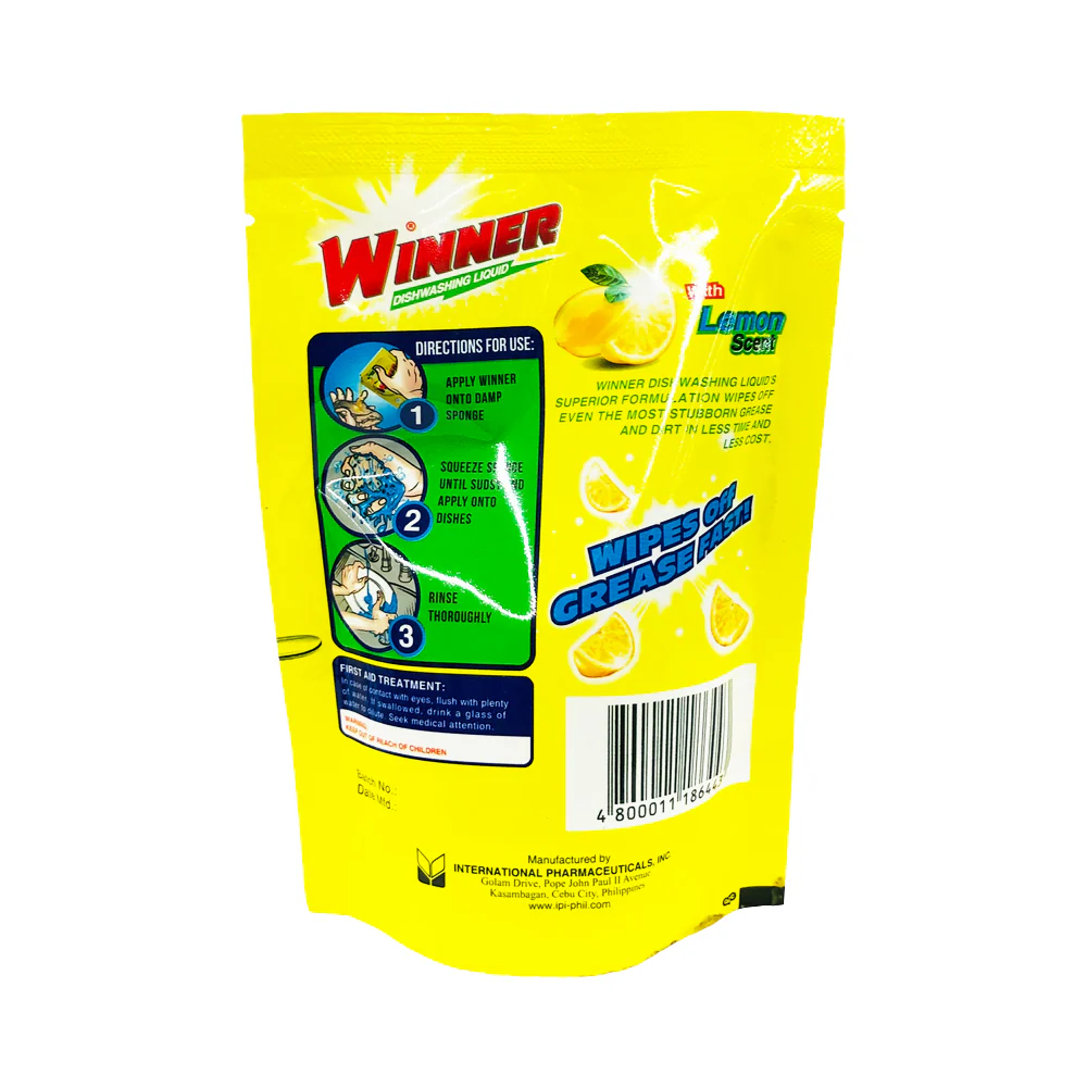 Winner Dishwashing Liquid Lemon SUP 200ml - Image 2