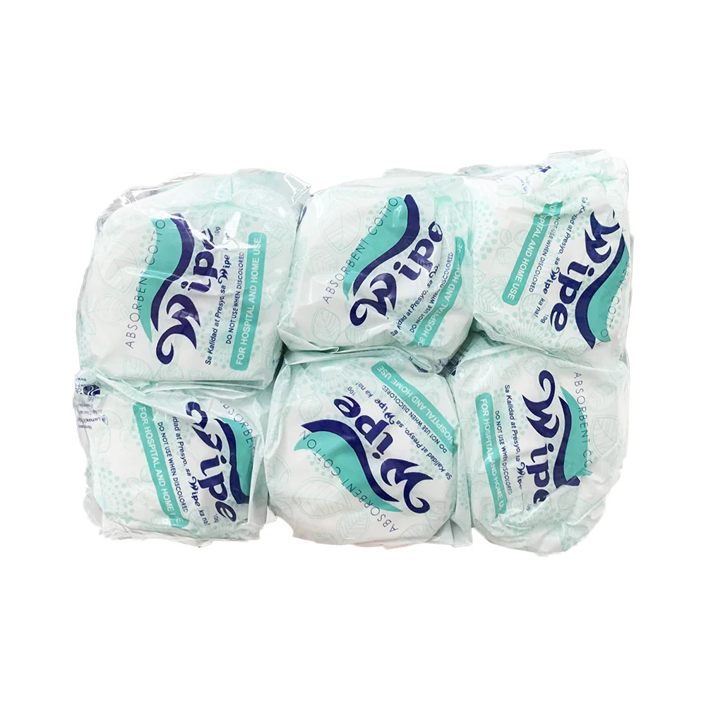 Wipe Absorbent Cotton 10g x 5's + 1 - Image 2